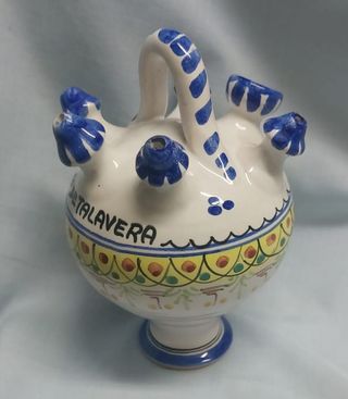 Botijo de cerámica de Talavera