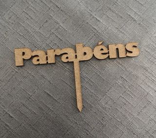 Placa decorativa de bolos