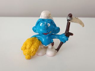 4 figuras Pitufos años 80 Vintage para restaurar