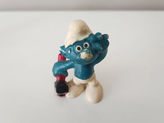4 figuras Pitufos años 80 Vintage para restaurar