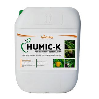 Abono Humic-K (Humato de potasio) de 20 L.