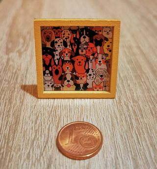 Cuadro perros en Miniatura