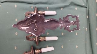 Apliques dé bronce antiguo