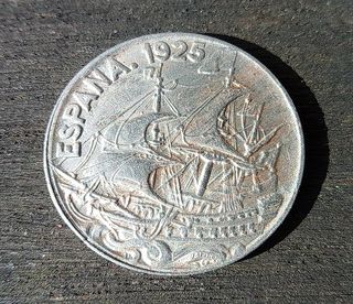 La primera moneda de 25 céntimos