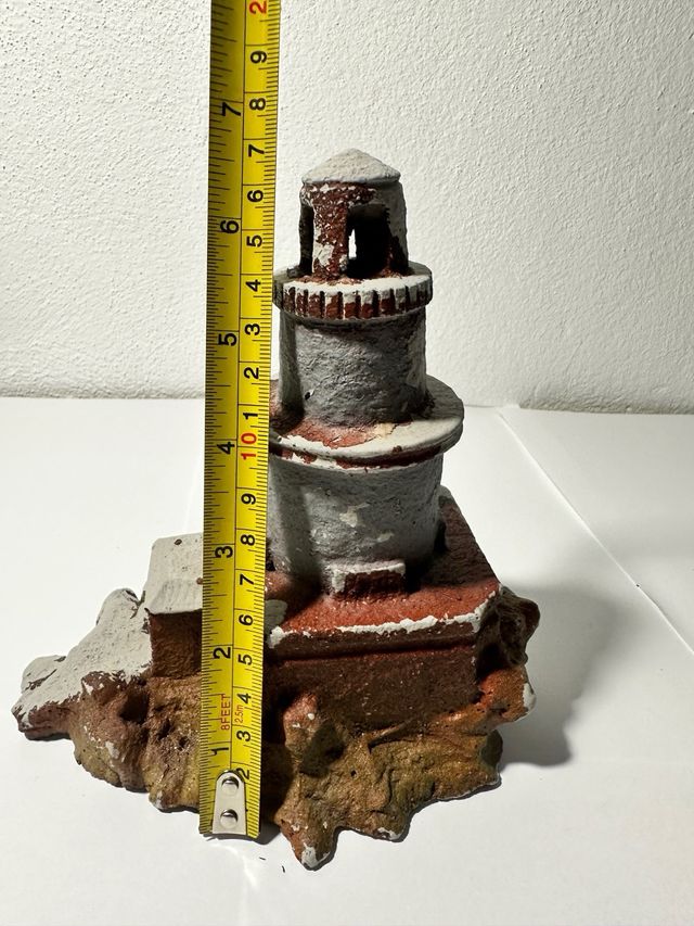 Faro de cerámica para acuario