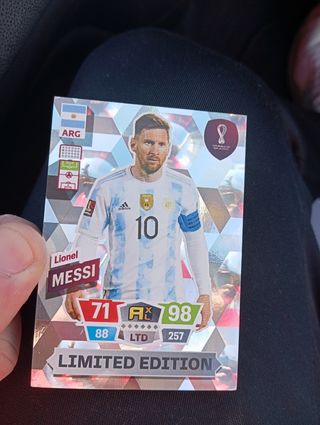 Messi Argentina cromo edición limitada