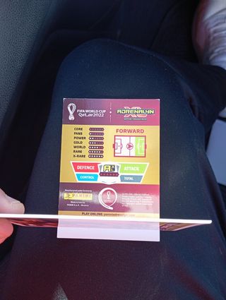 Messi Argentina cromo edición limitada
