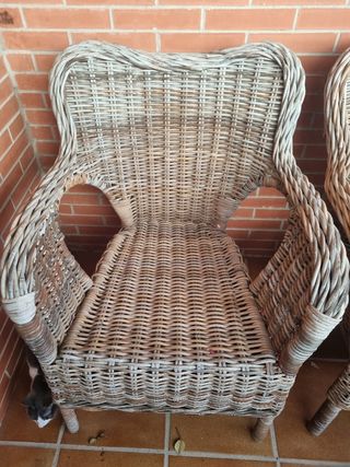 Sillón ratan