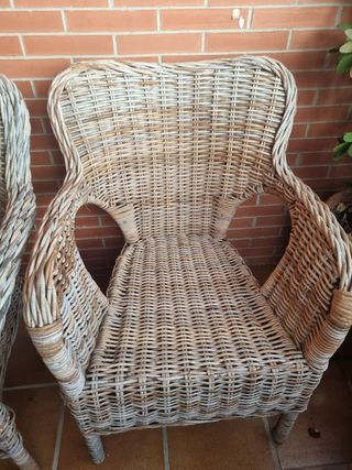 Sillón ratan