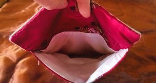 Portafoglio o portagioie seta cinese