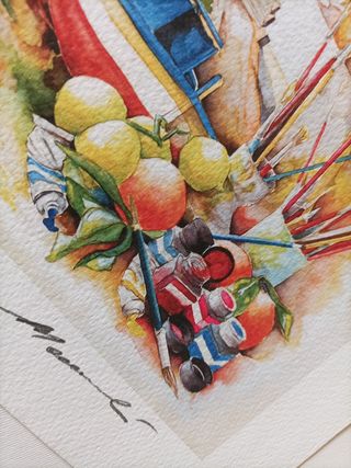 Litografia Salvo Manuli