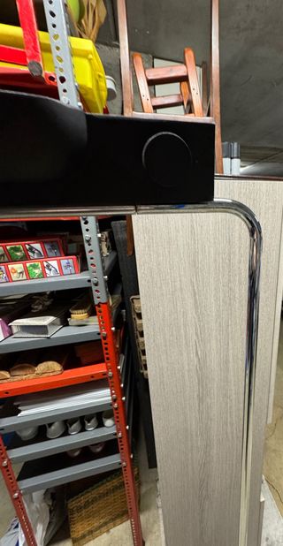 Lampada alogena a stelo in acciaio inox