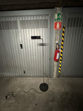 Lampada alogena a stelo in acciaio inox