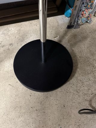 Lampada alogena a stelo in acciaio inox