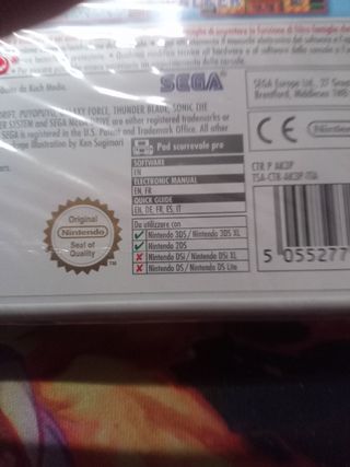 Sega 3d Classics collection 3ds