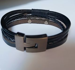 Bracciale uomo in pelle 