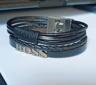 Bracciale uomo in pelle 
