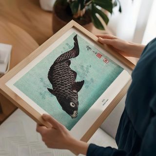 POSTER CARPA JAPONESA KOI VINTAGE