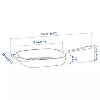 Parrilla, hierro fundido, 28x28 cm - IKEA