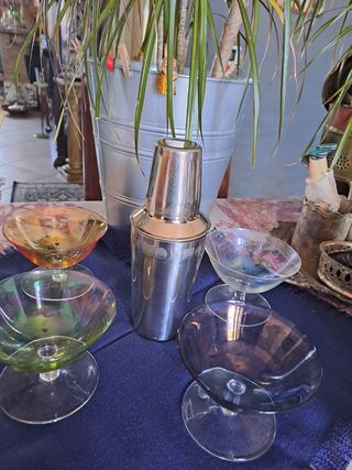 Servizio da cocktail vintage