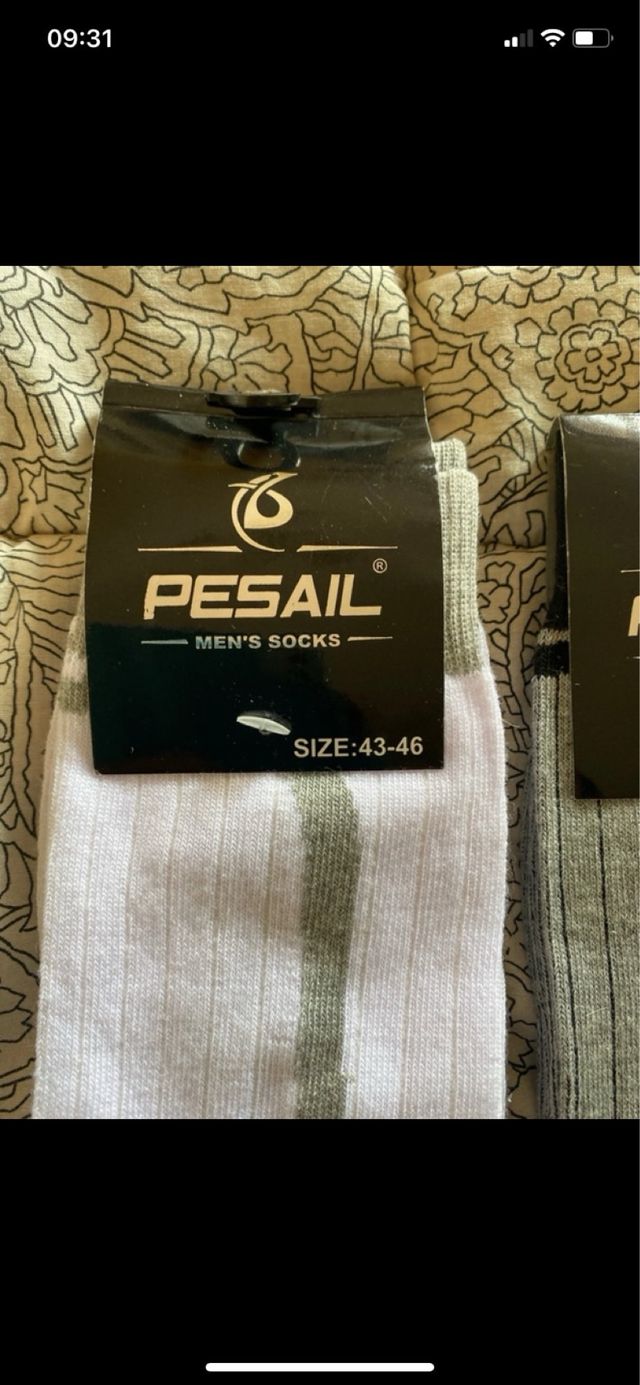 3 paia calzetti uomo. Taglia 43/46