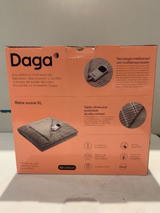 DAGA 16875 XL Manta eléctrica Sofá 180x140cm
