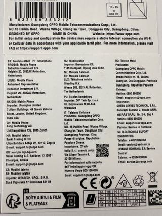 Teléfono Móvil OPPO A60 5G 4GB 128 GB