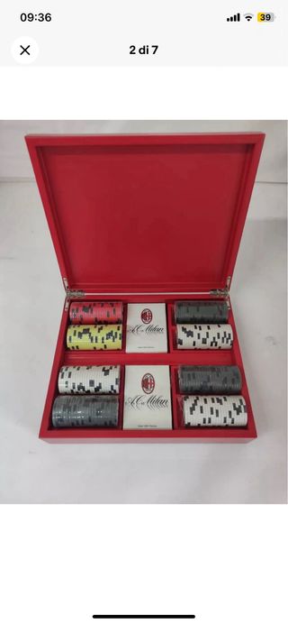 JUEGO VALIGETTA  DA POKER  CON CARTE FICHES  X99