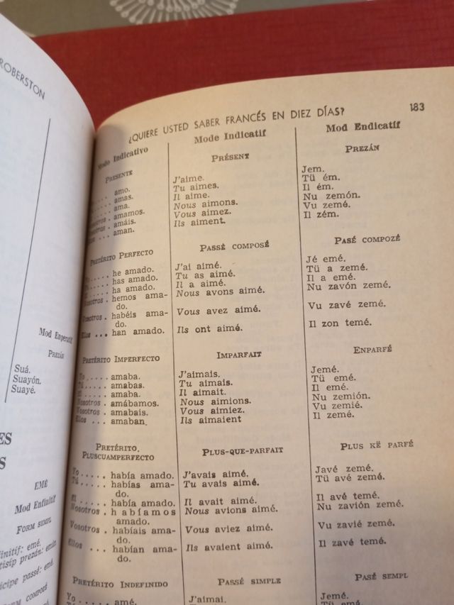 Libro método Robertson saber francés