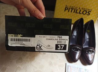Zapatos mujer piel t37 Pitillos Nuevos!!