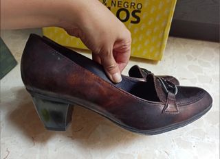 Zapatos mujer piel t37 Pitillos Nuevos!!