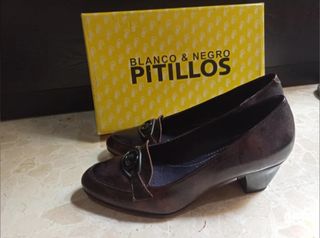 Zapatos mujer piel t37 Pitillos Nuevos!!
