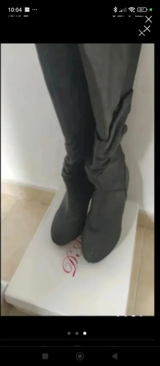 Botas altas talla 37
