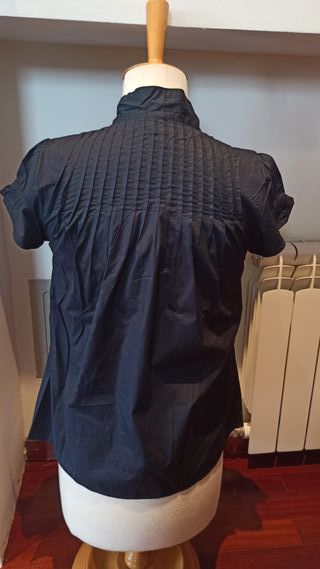 Blusa camisa azul marino GAP t. 36 babydoll