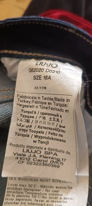 Jeans ragazza Liu Jo junior 16 anni