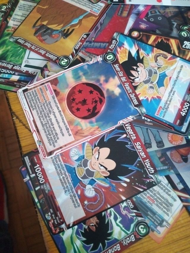 cartas dragonball lote 85 cartas