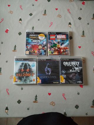 Lote de juegos play 3