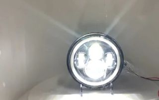 Faro led moto custom universale Harley Davidson