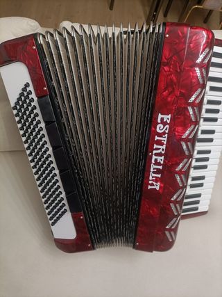 Acordeón estrella 120 bajos