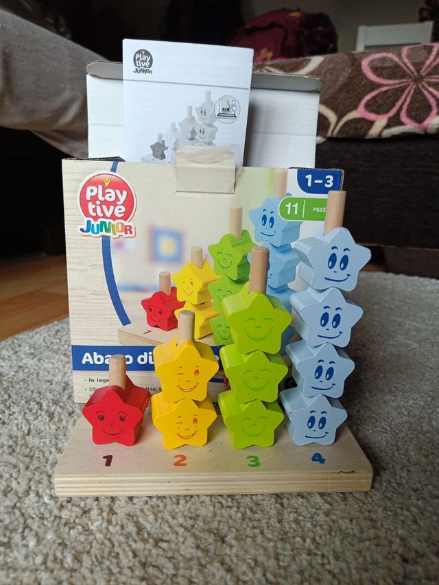 Juego educativo madera