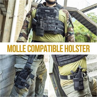 Funda táctica de nailon airsoft, OneTigris 1000D