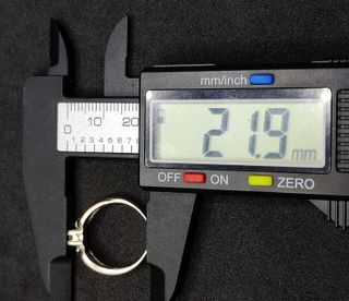 Solitario Oro Blanco 18K, 3.1gr, T-13.