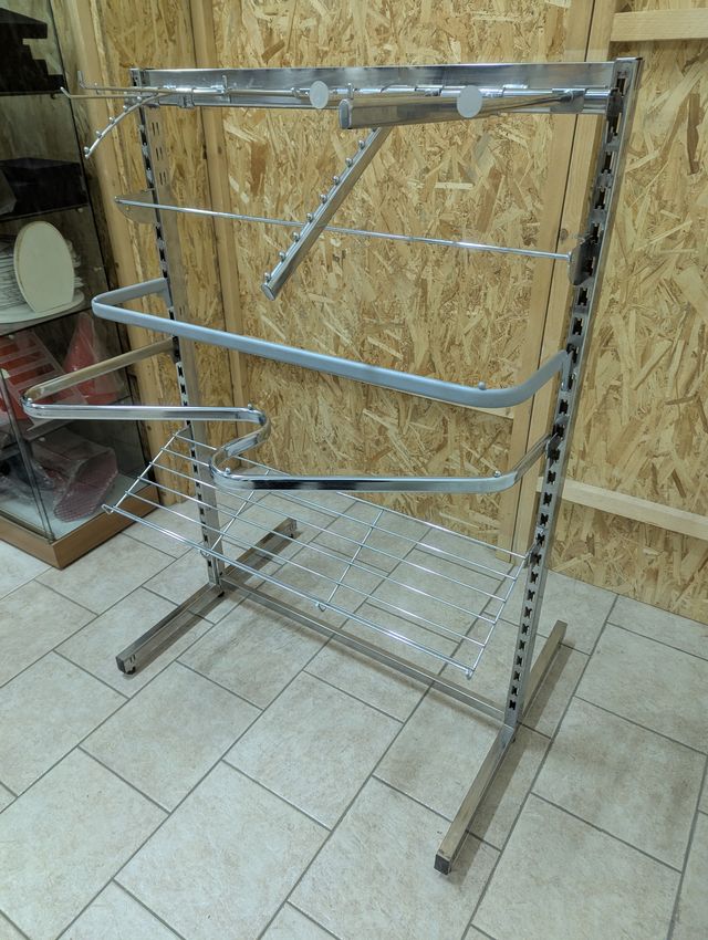 Nuovo stender espositore gondola con diverse barre