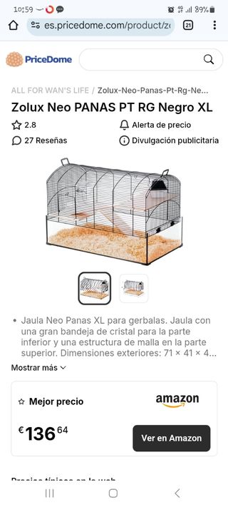 Jaula hamster