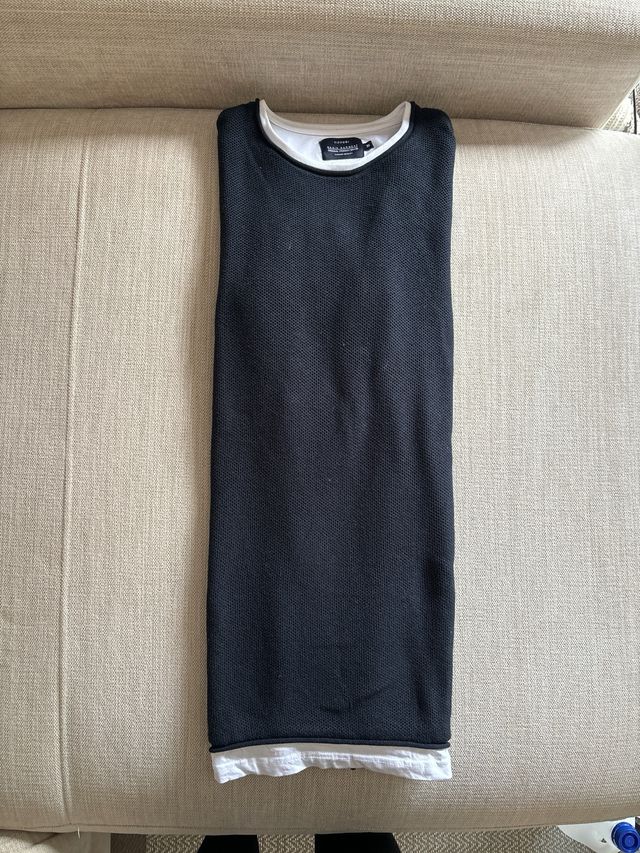 Jersey hombre azul marino