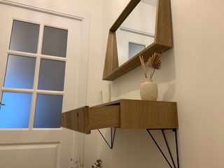 Mueble recibidor cajon y espejo Sklum