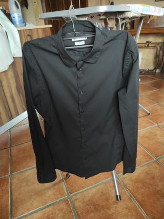 Camisa chico negra