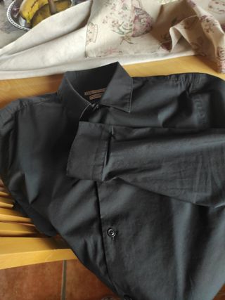 Camisa chico negra