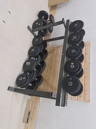 Soporte para pesas gimnasio