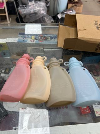 PandaEar Paquete de 4 Bolsas de Silicona Reutiliz